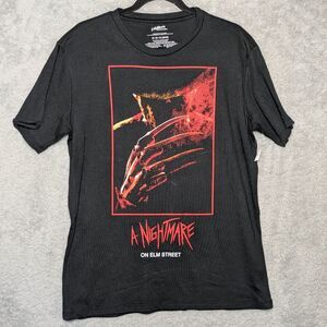 Nightmare on Elm Street Freddy Krueger Graphic Tee Short Sleeve Mens Medium NWOT